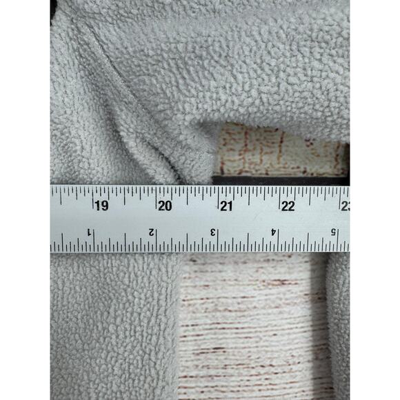 The North Face Denali Fleece Full Zip Jacket Womens Medium Light Gray Dark Gray - Picture 10 of 11